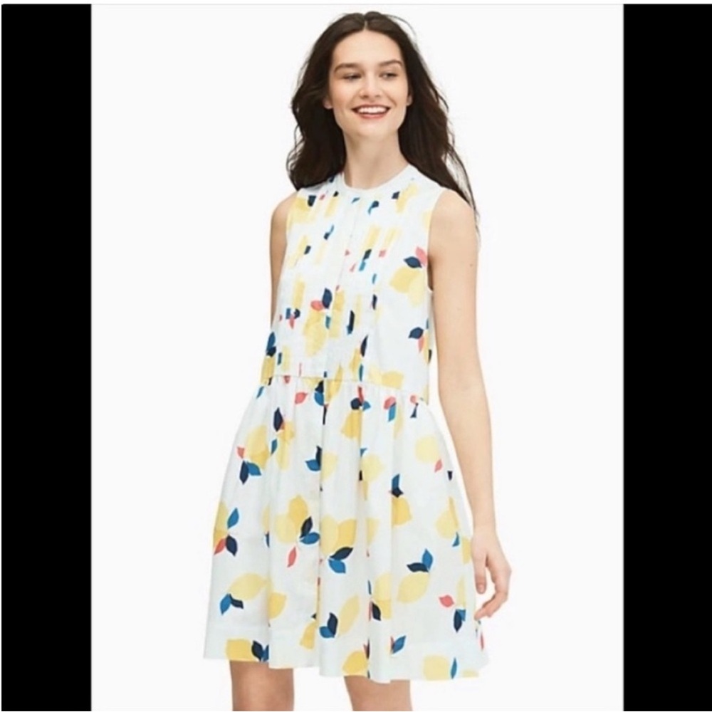 Kate Spade lemon zest shirtdress XS NWT